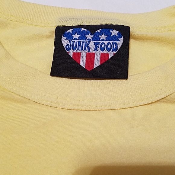 Junk Food light yellow tee Check out my box - Picture 5 of 6